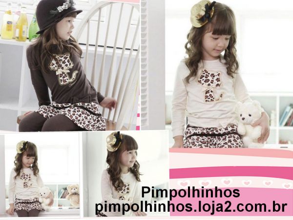 Conjunto baby oncinha